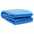 Vidaxl zonne pool dek 600 x 400 cm 0,1 mm vierkant 0,1 mm pe blauw