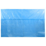 Vidaxl zwembadhoes rechthoekig 1200x600 cm pe blauw