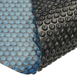 Vidaxl zwembadfolie solar drijvend 455 cm pe zwart en blauw