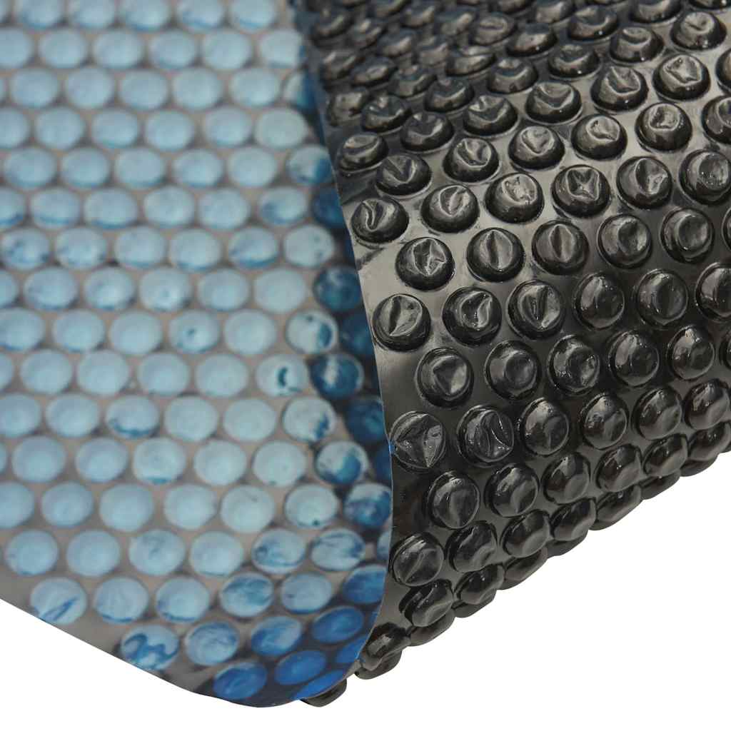 Vidaxl zwembadfolie solar drijvend 488 cm pe zwart en blauw