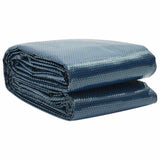 Vidaxl zwembadfolie solar drijvend 300x200 cm pe zwart en blauw