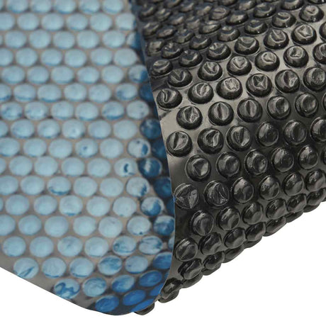 Vidaxl zwembadfolie solar drijvend 450x220 cm pe zwart en blauw