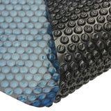 Vidaxl zwembadfolie solar drijvend 549x274 cm pe zwart en blauw