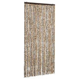 Vidaxl Fly curtain 100x220 cm Chenille beige and brown