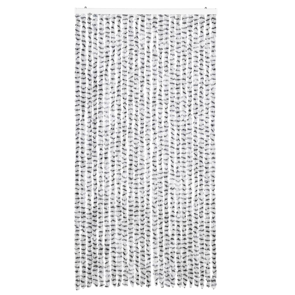 Vidaxl Fly Curtain 100x220 cm Chenille Lights Dark Gray