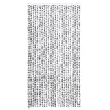 Vidaxl Fly Curtain 100x220 cm Chenille Lights Dark Gray