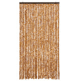 Vidaxl vliegengordijn 100x220 cm chenille oker en wit