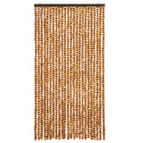 Vidaxl Fly Curtain 100x220 cm Chenille ockra och vit