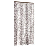 Vidaxl Fly Cundain 100x220 cm Chenille Taupe a bílá