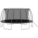 Vidaxl trampolin satt runt 150 kg 488x90 cm