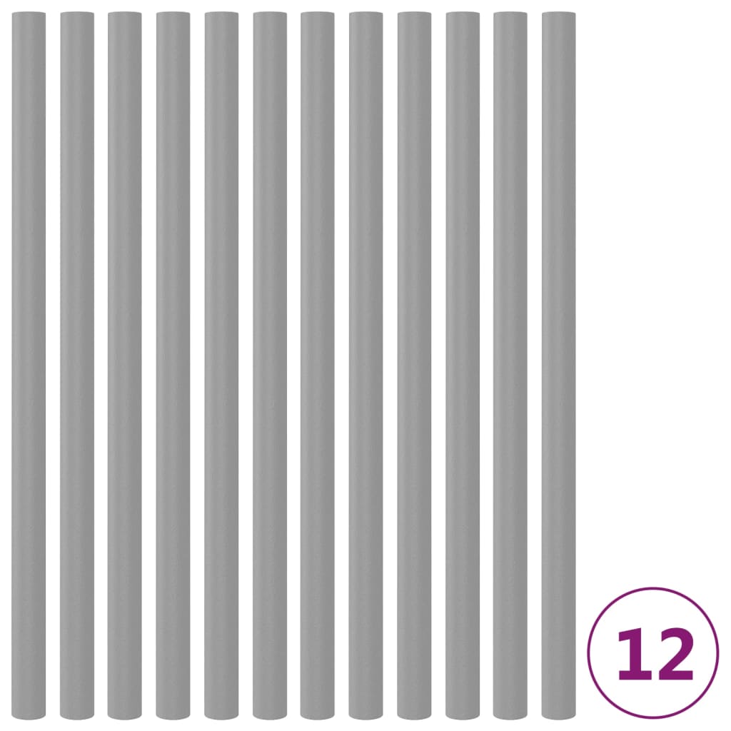 Vidaxl trampolinskal dækker 12 st 92,5 cm skumgrå
