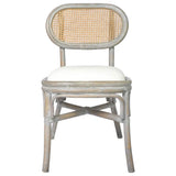 Vidaxl eetkamerstoelen 2 st linnen grijs