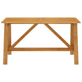 Vidaxl tuintafel 140x70x73,5 cm massief acaciahout