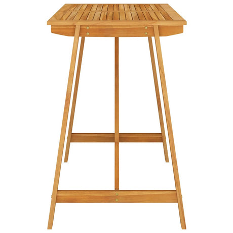 Vidaxl tuinbartafel 140x70x104 cm massief acaciahout