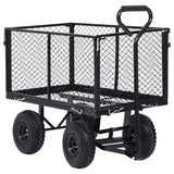 Vidaxl tuinwagen 350 kg zwart