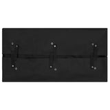Vidaxl tuinwagenvoering 81x41x40 cm stof zwart