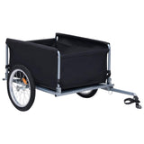 Vidaxl fietstrailer 65 kg zwart en rood