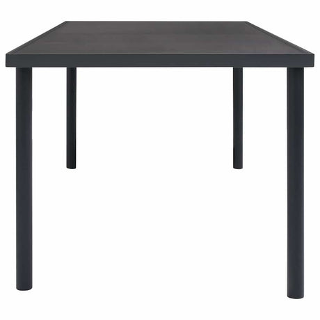 Vidaxl tuintafel 150x90x74 cm staal antracietkleurig