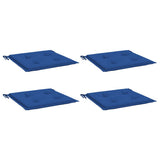 Vidaxl tuinstoelkussens 4 st 40x40x4 cm oxford stof koningsblauw