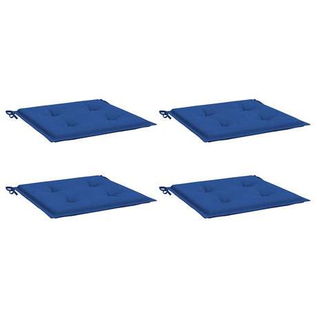 Vidaxl tuinstoelkussens 4 st 40x40x4 cm oxford stof koningsblauw