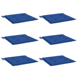 Vidaxl Garden chair cushions 6 pcs 40x40x3 cm Oxford fabric royal blue