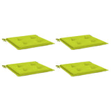 Vidaxl tuinstoelkussens 4 st 40x40x4 cm oxford stof felgroen