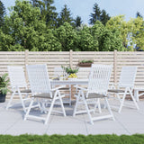Vidaxl tuinstoelkussens 6 st 50x50x4 cm oxford stof grijs