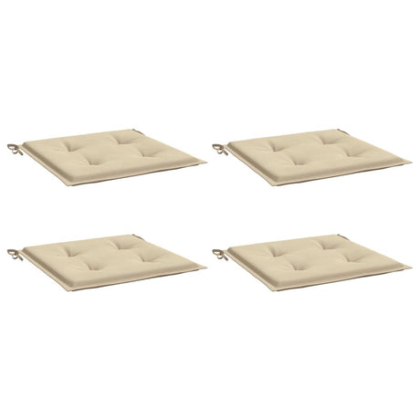 Vidaxl tuinstoelkussens 4 st 50x50x3 cm oxford stof beige