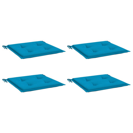 Vidaxl tuinstoelkussens 4 st 50x50x4 cm oxford stof blauw