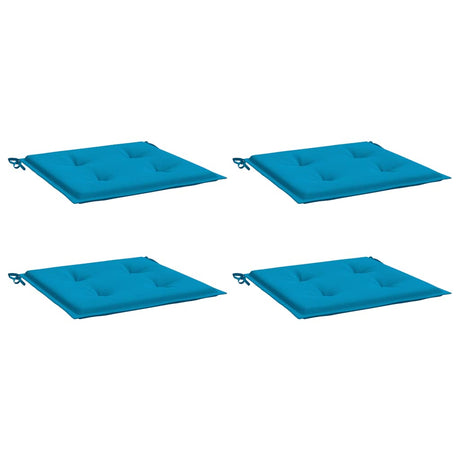 Vidaxl tuinstoelkussens 4 st 50x50x3 cm oxford stof blauw