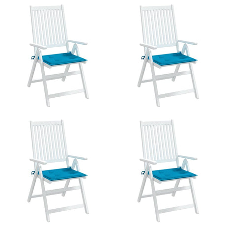 Vidaxl tuinstoelkussens 4 st 50x50x3 cm oxford stof blauw