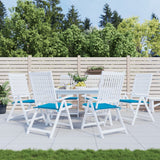 Vidaxl tuinstoelkussens 6 st 50x50x4 cm oxford stof blauw