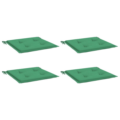 Vidaxl tuinstoelkussens 4 st 50x50x4 cm oxford stof groen