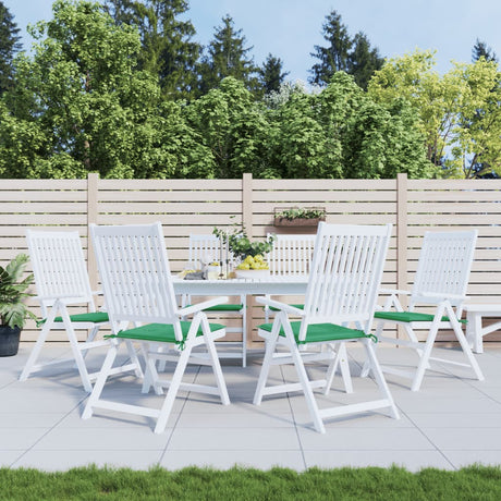 Vidaxl tuinstoelkussens 6 st 50x50x4 cm oxford stof groen