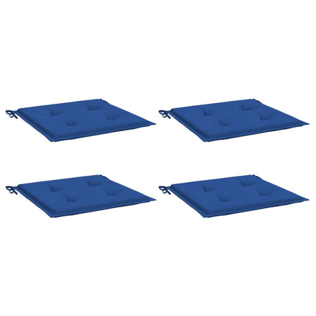 Vidaxl tuinstoelkussens 4 st 50x50x4 cm oxford stof koningsblauw