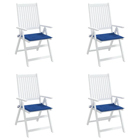 Vidaxl tuinstoelkussens 4 st 50x50x3 cm oxford stof koningsblauw