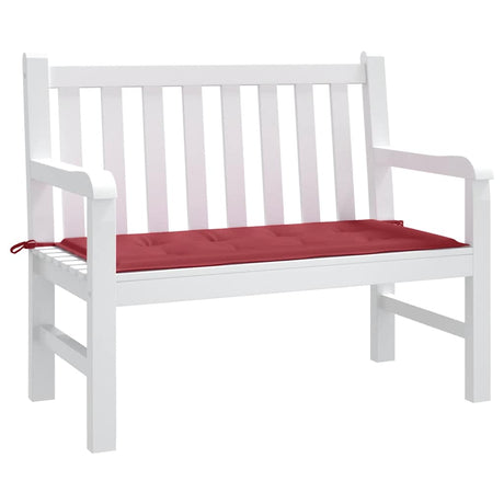 Vidaxl tuinbankkussen 100x50x4 cm oxford stof wijnrood