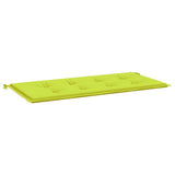 VIDAXL Garden Bench blazina 100x50x3 cm Oxford tkanina svetlo zelena