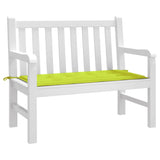 VIDAXL Garden Bench blazina 100x50x3 cm Oxford tkanina svetlo zelena