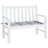 Vidaxl Garden Bench polštář 100x50x3 cm Oxfordská textilie Diamantový vzorec šedý