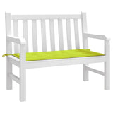 Vidaxl tuinbankkussen 120x50x4 cm oxford stof felgroen