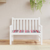 Vidaxl Garden bench cushion 120x50x3 cm Oxford fabric diamond pattern red