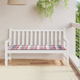 Vidaxl Garden Bench polštář 150x50x3 cm Oxford Fabric Diamond vzorec červená