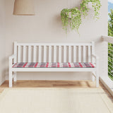 Vidaxl Garden Bench polštář 180x50x3 cm Oxford Fabric Diamond vzorec červená