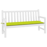 Vidaxl Garden Bench Cushion 200x50x3 cm Oxford Stoff Clear Green