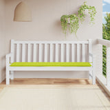 Vidaxl Garden Bench Cushion 200x50x3 cm Oxford Stoff Clear Green