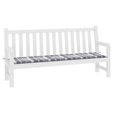 Vidaxl Garden Bench polštář 200x50x3 cm Oxfordská textilie Diamantový vzorec šedá