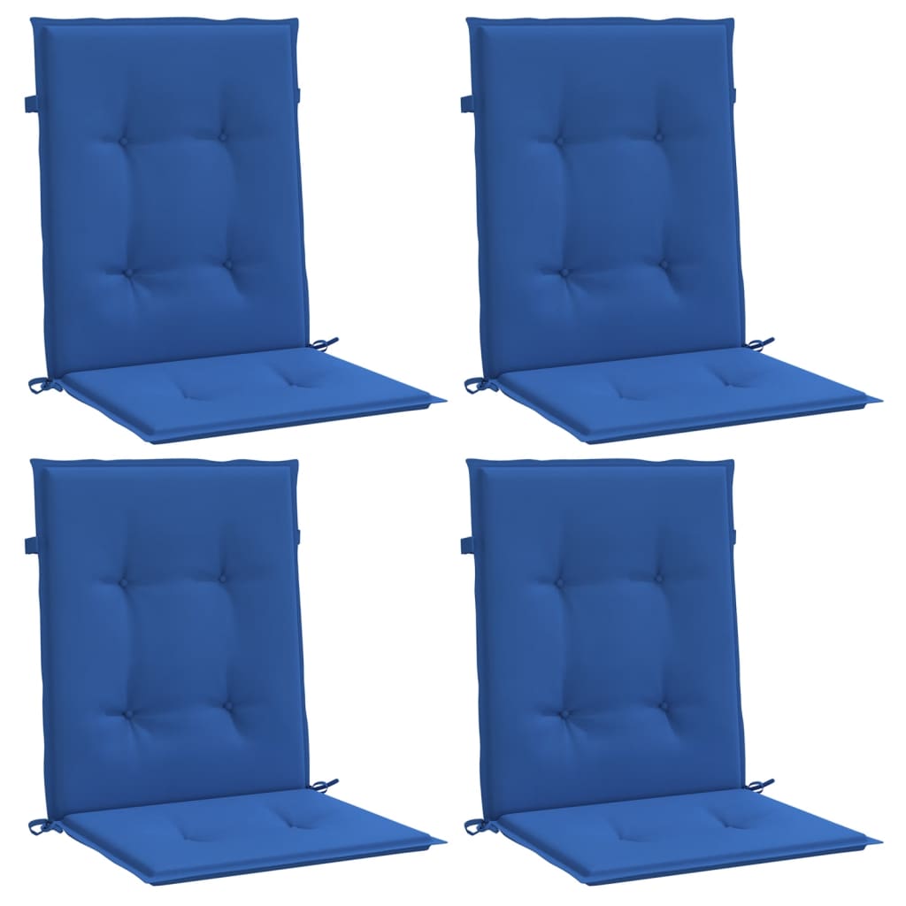 Vidaxl Garden chair cushions 4 pcs 100x50x3 cm Oxford fabric royal blue