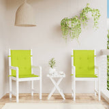 Vidaxl tuinstoelkussens 2 st 100x50x3 cm oxford stof heldergroen