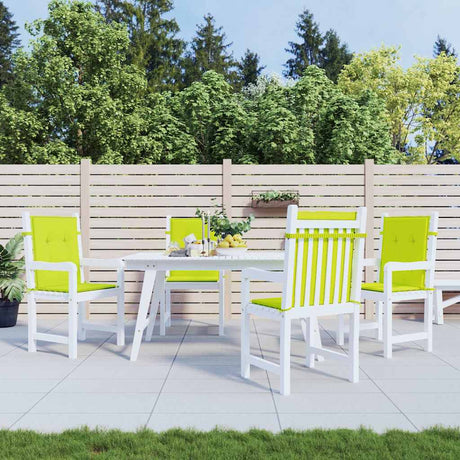 Vidaxl tuinstoelkussens 4 st 100x50x3 cm oxford stof heldergroen